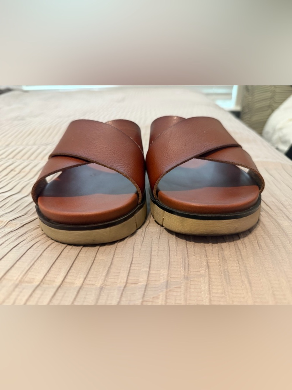 MIA Women's Elissa Crisscross Slide Sandal size 8 - Picture 9 of 10